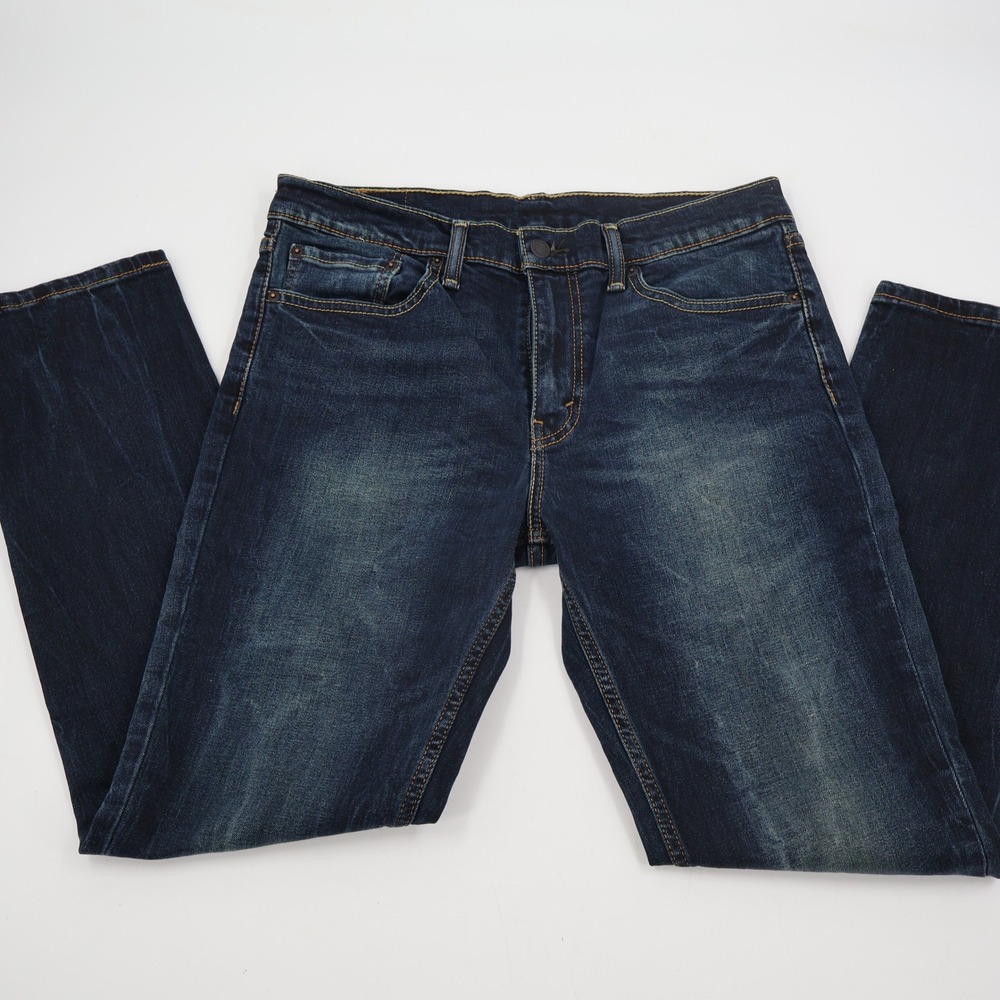 Levis 511 Slim Fit Jeans Mens 33x30 Dark Wash Blue Denim 04511-1794